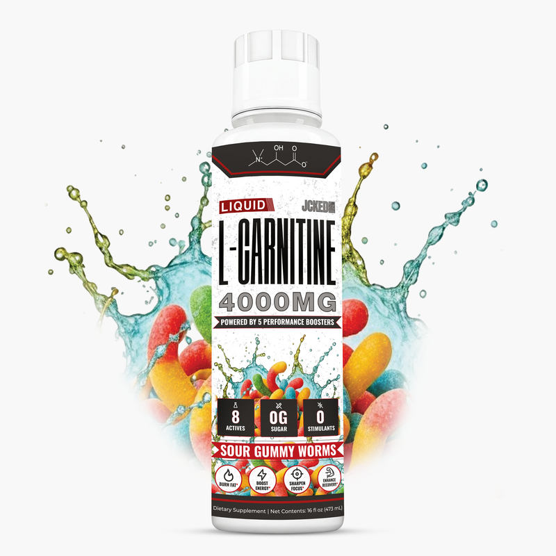 JCKED Liquid L-Carnitine in Sour Gummy Worm