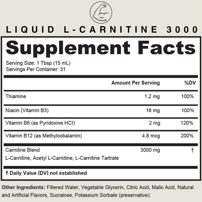 Liquid L-Carnitine 3000MG