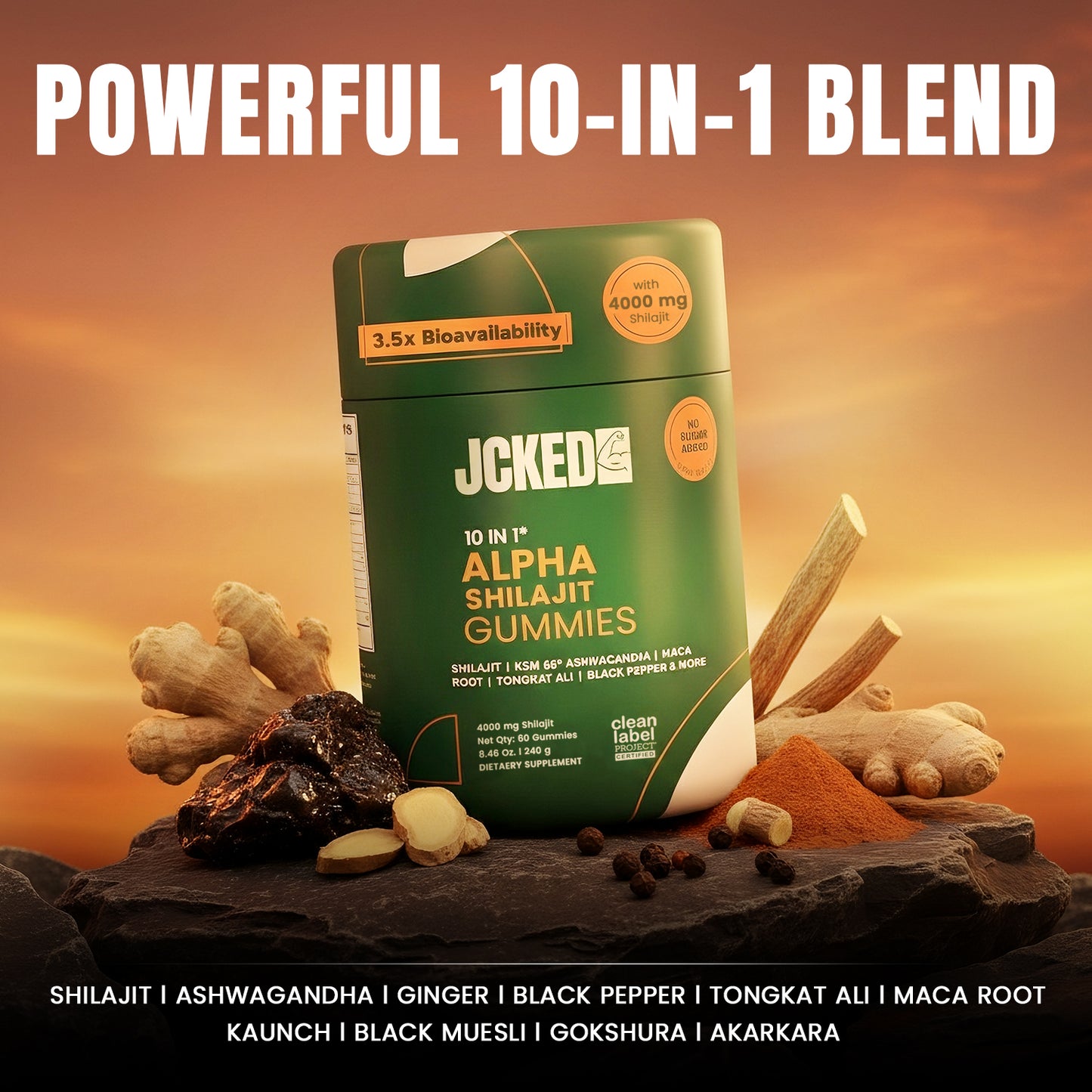 10-IN-1 Alpha Shilajit Gummies