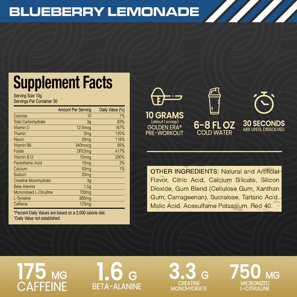 Golden Era Pre-Workout (Final Call)