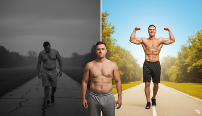 Person with sustained energy during workout