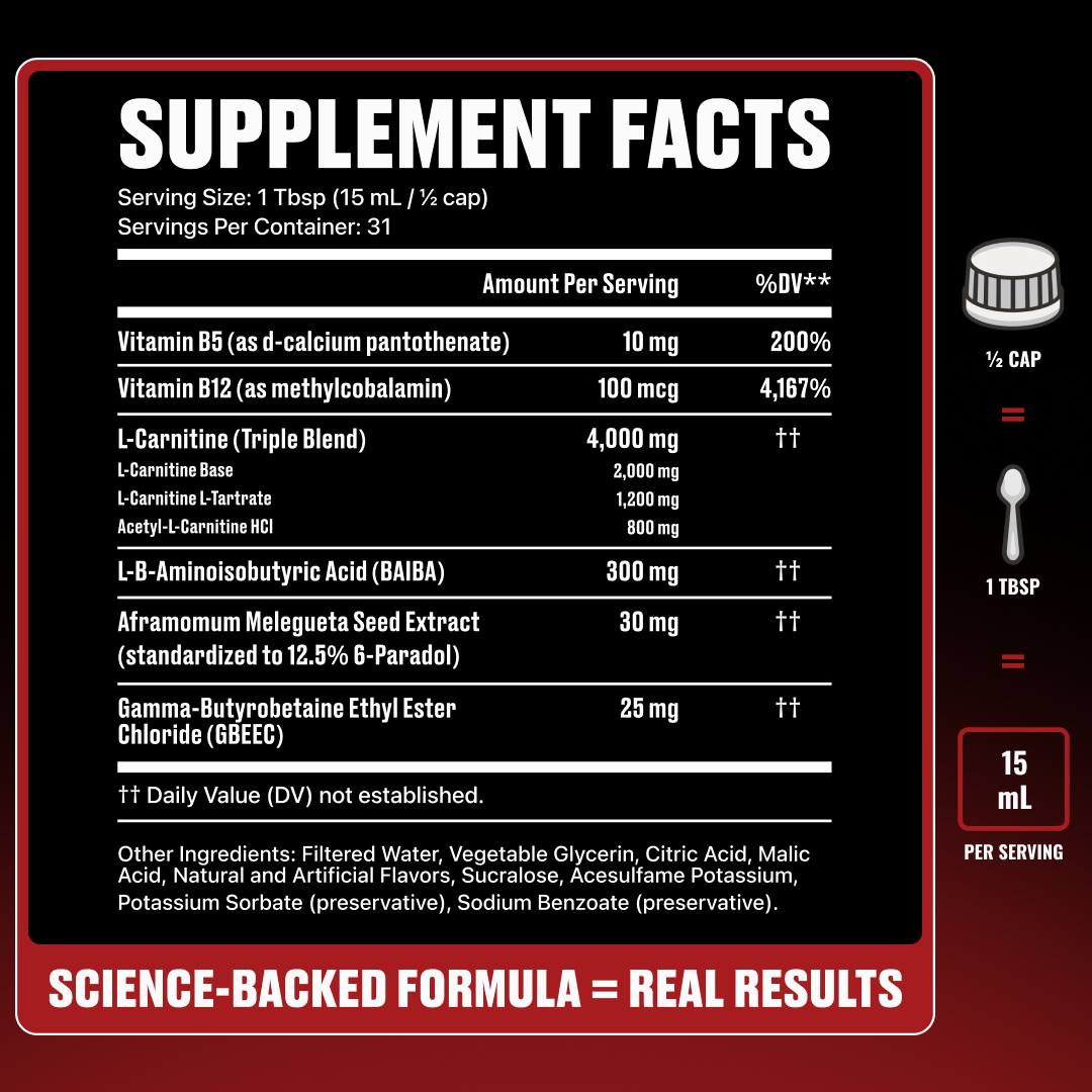 Liquid L-Carnitine 4000MG.