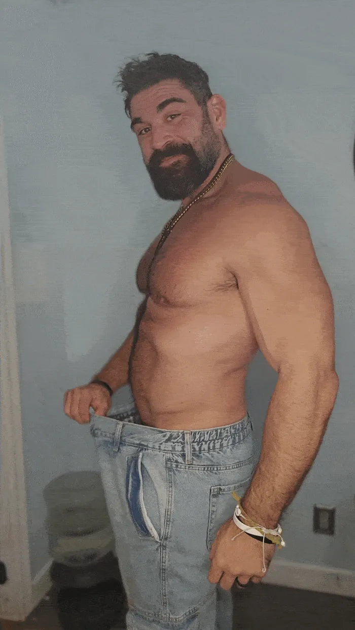 A JCKED customer showing his results